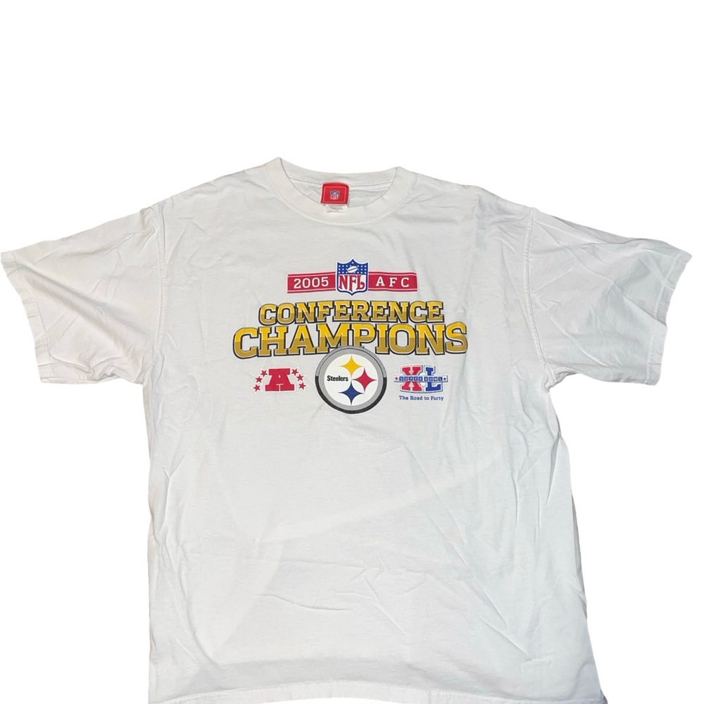 Vintage 2005 Pittsburgh Steelers Conference Champions tee